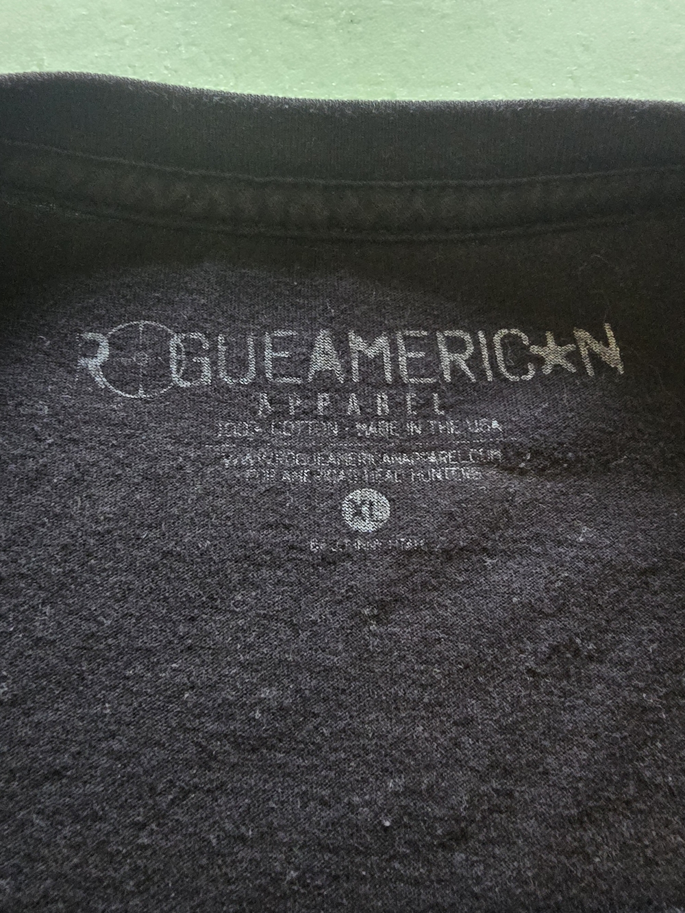 Rogue American Apparel USMC Black Graphic Tee